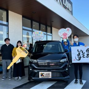 ご納車おめでとうございます!!